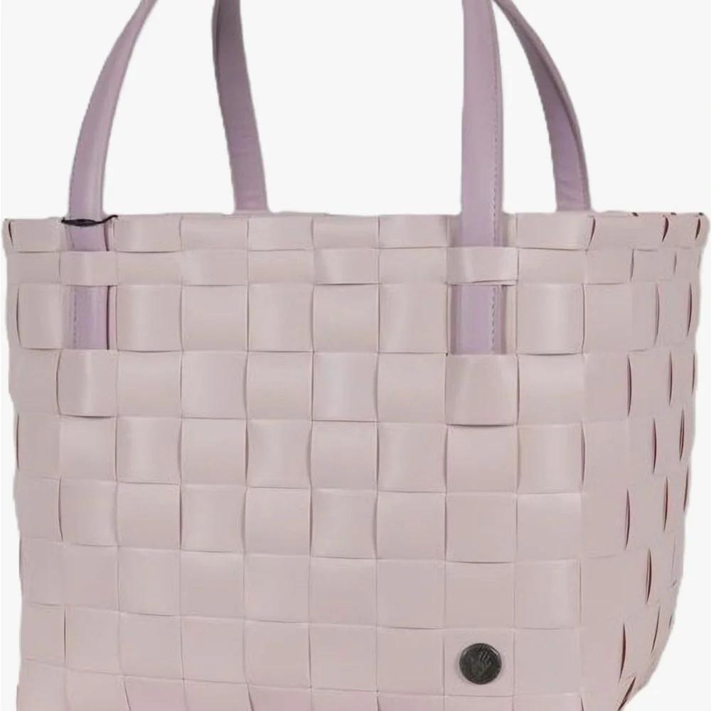 Handed By Deluxe Shopper Tote Soft Lilac Rare | made with Recycled material NWT - Picture 15 of 16